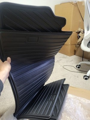Cargo Mats Liner for Cadillac XT4 2019-2025 Waterproof TPE Black 1Pc