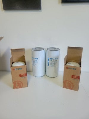 4PCS Detroit Series 60 Donaldson Filter Kit 3 P552100 - P556915 - P556916