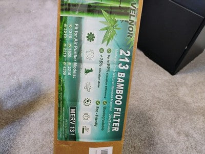 NIB Bamboo Whole House Filters 20x25x4, 2-Pack Merv 13