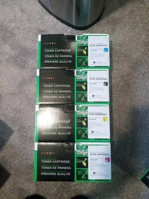 4 pk W2020A Toner For HP 414A Color LaserJet Pro M454dn M454dw M479dw NO CHIP