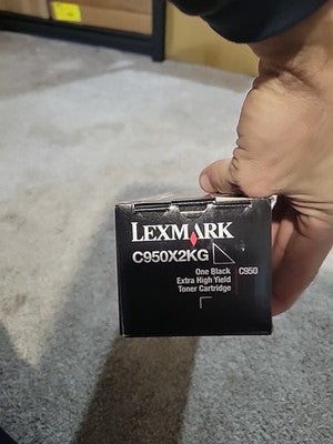 LEXMARK C950X2KG BLACK BRAND NEW IN LEXMARK RETAIL BOX CT201644
