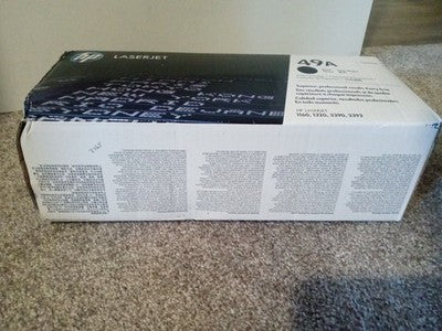 Genuine HP 49A Q5942A Black Toner Cartridge New in box