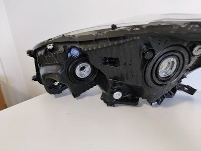 For 2008-2012 Honda Accord Sedan Black Headlights Clear Corner Headlamps Pair