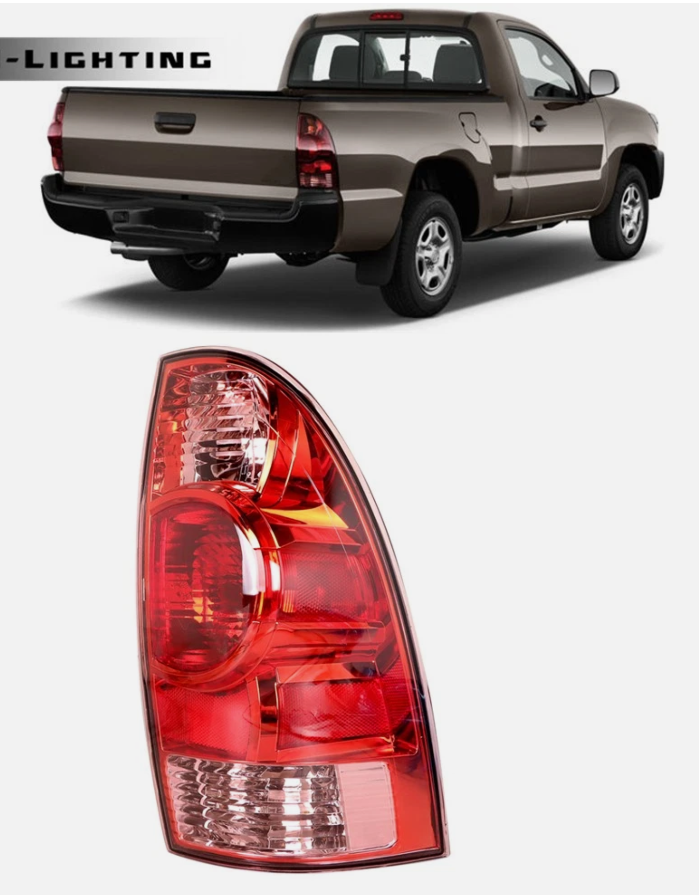 Passenger Side RH Rear Tail Light Brake Lamp For Toyota Tacoma 2005-2015