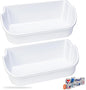 [2 PACK] UPGRADED 240356401 Refrigerator Door Bin Compatible with Frigidaire Door Shelf Replacement Parts FFHS2611PFEA FFSS2614QE6A FFHS2611LBPA FFSS2614QS4A AP2116036 PS430121 Refrigerator Door Shelf