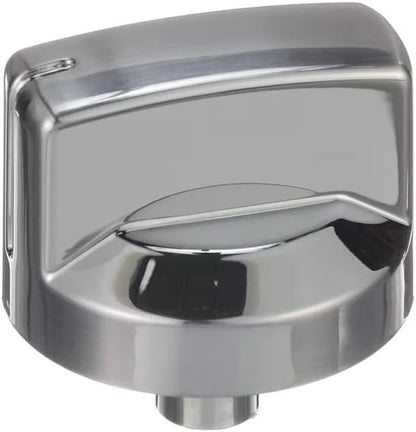W10303835 Chrome Fan Control Knob Compatible with Whirlpool Cooktops -  - WPW10303835, 1875927, PS11752426
