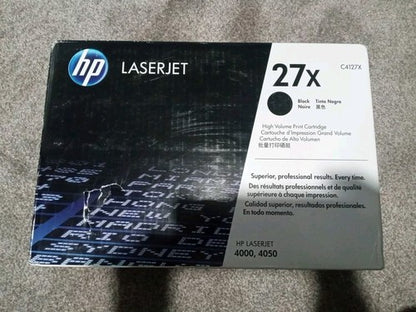 HP C4127X 27X Genuine Black Toner Cartridge SEALED BOX