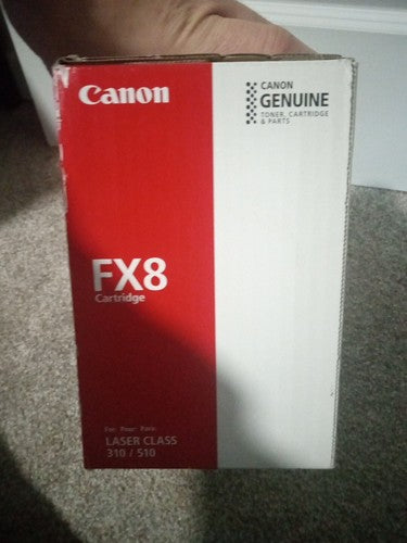 Genuine Canon FX-8 Black Toner Cartridge. New Sealed Box