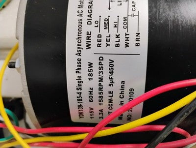 Fan Motor 3315332.005 AC Condenser for Brisk Air II B57915 B59516 B59146 B59186