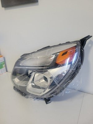 Driver Side Projector Headlight Chrome Assy For 2016-17 Chevy Equinox Halogen