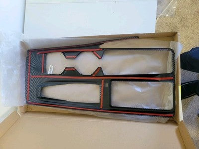 2025 2026 Toyota Camry Carbon Fiber Gear Shift Panel Cover Trim LE SE XLE XSE