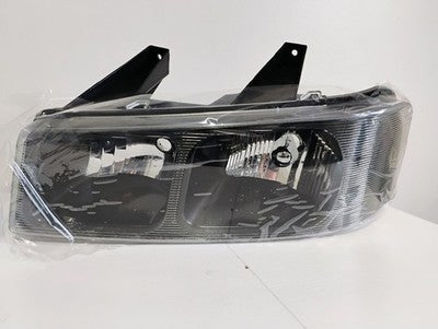 For 2003-2024 Chevy Express|GMC Savana 1500 2500 3500 Black Headlight Upper Lamp