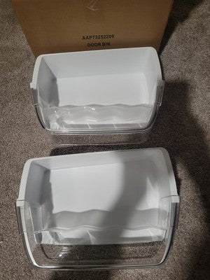 2 Refrigerator Door Bin Shelf (Right) For LG Kenmore AAP73252202 AAP73252209