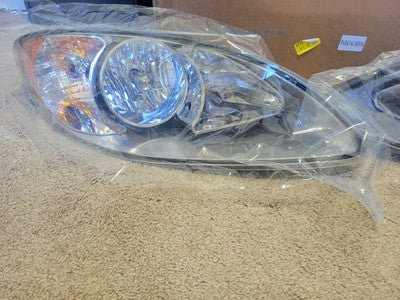 For 2008-2016 International ProStar Chrome Headlights Headlamps Left+Right Pair