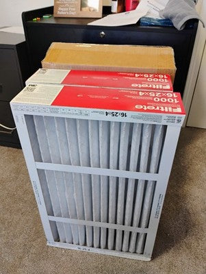 Filtrete 16X25X4 Air Filter MERV 11, MPR 1000 Micro Allergen Defense 2-Pack, Fit