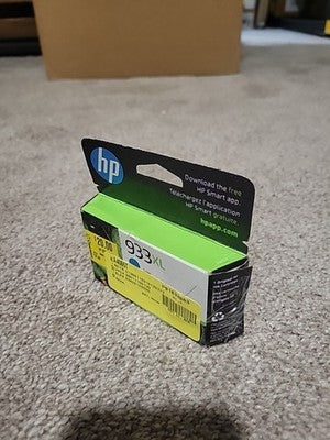 HP 933XL CN054AN140 Cyan Ink Cartridge Exp. 10/2024