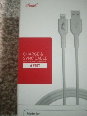 Rosewill iPhone Fast Charger Cable, USB-A to iPhone Cable 6FT