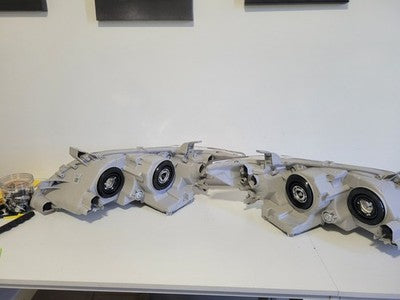 07-09 Toyota Camry Headlights Pair Chrome Clear Set Non-Hybrid TO2502168