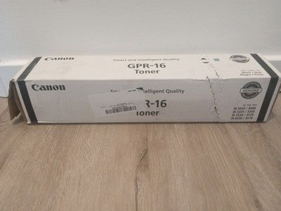 New Canon GPR-16  Black Toner Cartridge Open Box But Unused