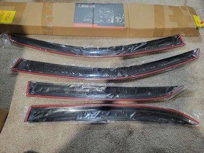 For 2003-2007 Honda Accord 4 Door Sedan Mugen Style Window Visor Sun Rain Guards