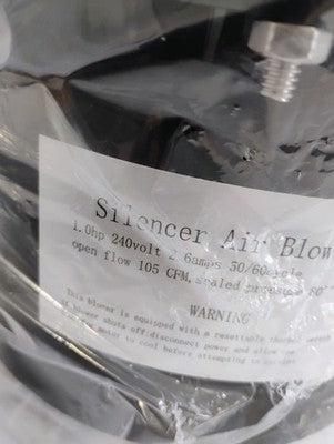 6310241 Air Supply Silencer Blower Motor 1HP 240V 2.6 Amps For Hot Tubs and Spas