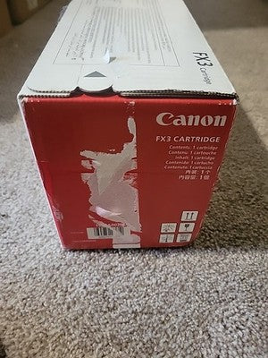 Canon FX3 FX-3 Genuine Toner Cartridge NEW But Beat Box
