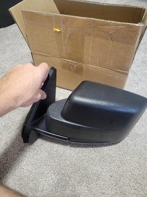 Side View Mirror Manual Textured Black Driver Left LH for 07-17 Jeep Patriot