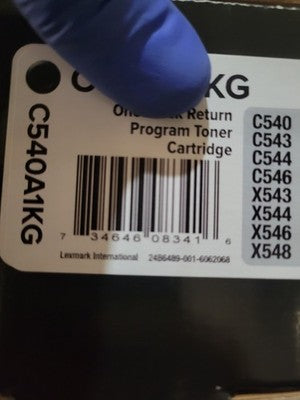 Lexmark C540A1KG Genuine Black Toner Cartridge Brand New