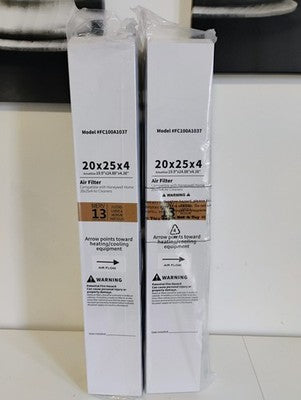For Honeywell - Pleated Filter 20" x 25" x 4" MERV 13 213 (2 Pack)
