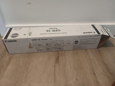 New Canon GPR-16  Black Toner Cartridge Open Box But Unused