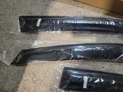 For 2003-2007 Honda Accord 4 Door Sedan Mugen Style Window Visor Sun Rain Guards