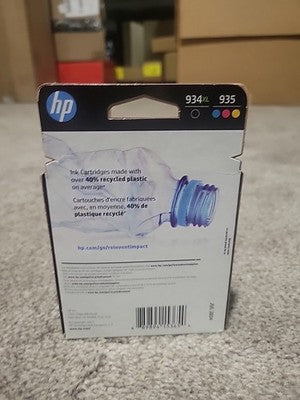 New Genuine HP 934XL 935 Black Color 4PK Ink Cartridges OfficeJet Exp July 2024
