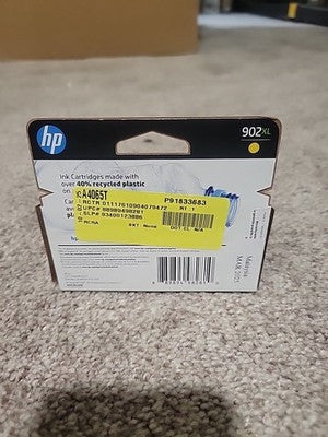 New Genuine HP 902XL Yellow Ink Cartridges OfficeJet Pro 6954 EXP 03/2025