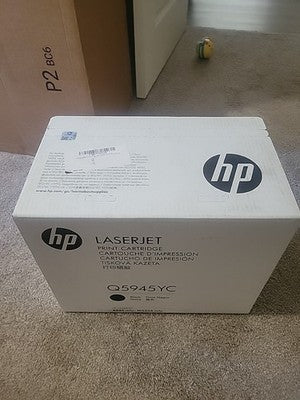 Genuine HP LaserJet Q5945YC Black Toner Cartridge for 4345 mfp, M4345 mfp