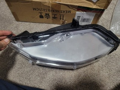 For Ford Mustang 2018-23 LED Fog Light Front Bumper Clear Lamp Passenger Side