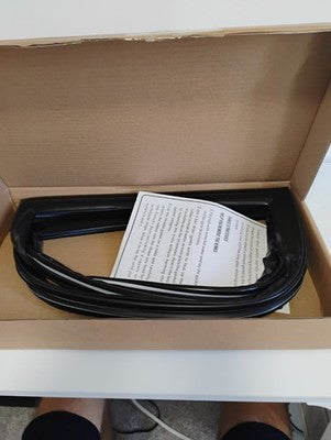 New Frigidaire Freezer Door Gasket Seal, Black Rubber #242193209/AP5807083