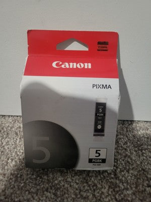 Canon PGI-5BK PGBK 5 Black Ink Cartridge Pixma Genuine Sealed