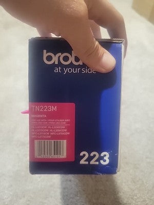 GENUINE Brother - TN223M  1,300 Page Standard-Yield Toner Cartridge - Magenta