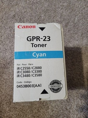 Genuine Canon GPR23 (0453B003) Cyan Toner Cartridge - NEW SEALED