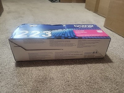 GENUINE Brother - TN223M  1,300 Page Standard-Yield Toner Cartridge - Magenta