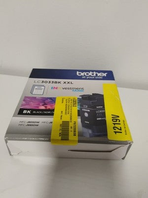 New Brother LC3033BK XXL Black Ink Cartridge Super-High-Yield 3000+ EXP 08/2025