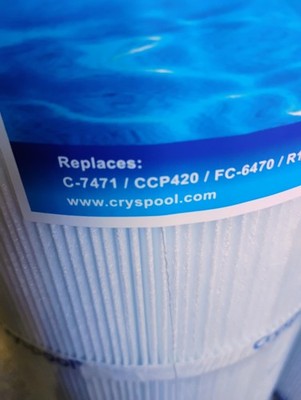 Cryspool® 07077 Filter Compatible with CCP420, Clean and Clear Plus 420 4pack