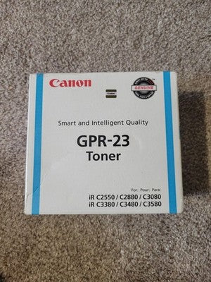 Genuine Canon GPR23 (0453B003) Cyan Toner Cartridge - NEW SEALED