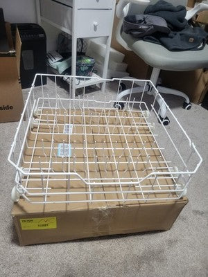 WD28X10384 Lower Rack Assembly for GE Dishwashers Rack Replacement WD28X10166