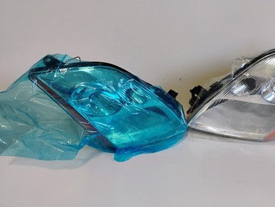 For 2007-2009 Nissan Sentra 4DR Chrome Halogen Headlights Headlamps Left+Right