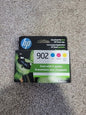 HP 902 3 Pak Cyan Magenta Yellow Genuine New OEM Sealed Box 2025