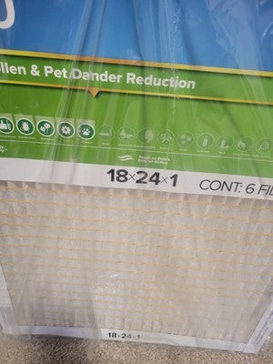 3M Filtrete 18x24x1 Air Filter MERV 8 HVAC AC Furnace Filter Replacement 6 PACK