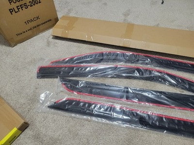 For Toyota 4runner 2025-2026 Acrylic Window Visors Deflectors Rain Sun Guards