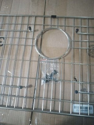 Sarlai Sink Protectors Grid, Stainless, 24-1/9" x 12-3/5" with Grid Grate Rack