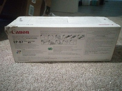 Canon EP-87 Black Toner Cartridge, Standard Yield (7433A005AA) EP87BK Sealed
